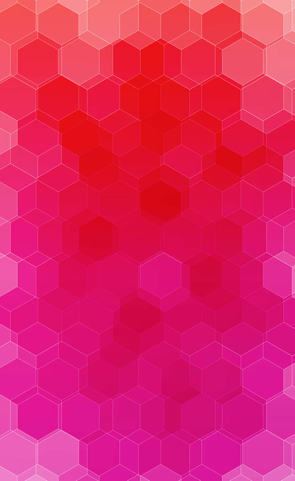 hexagon with pink gradient background vector 01