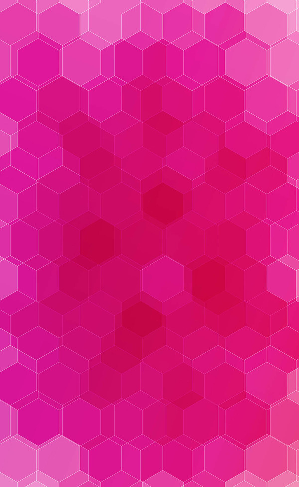 hexagon with pink gradient background vector 02