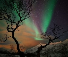 winter evening Stock Photo 04