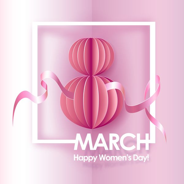 8 March womens day cards elegant vector 01