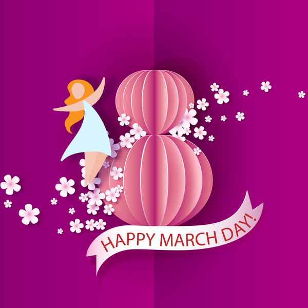 8 March womens day cards elegant vector 05