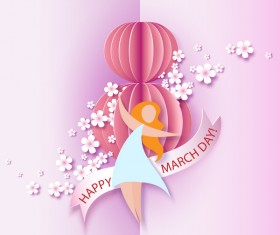 8 March womens day cards elegant vector 06