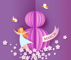 8 March womens day cards elegant vector 08