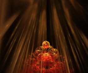 Abstract fractal flower Stock Photo 04