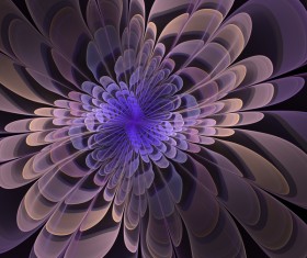 Abstract fractal flower Stock Photo 09