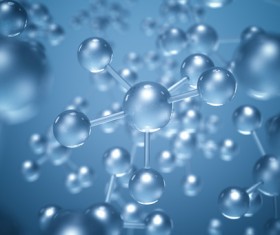 Abstract molecule background Stock Photo 01