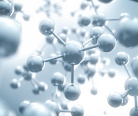 Abstract molecule background Stock Photo 05