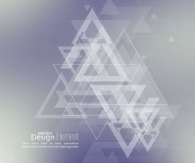 Abstract triangle with blurred background vector 02