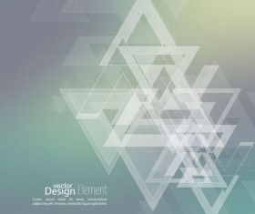 Abstract triangle with blurred background vector 04