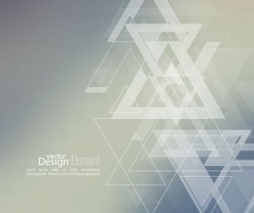 Abstract triangle with blurred background vector 05