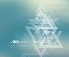 Abstract triangle with blurred background vector 13