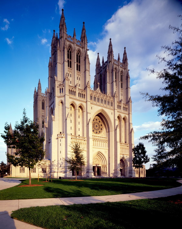 American National Cathedral Stock Photo