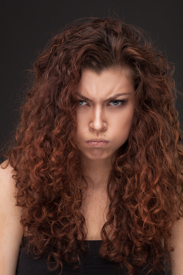 Angry woman HD picture