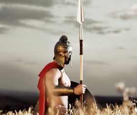 Armed with shields and spears Spartans HD picture 02