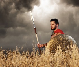 Armed with shields and spears Spartans HD picture 04