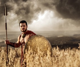 Armed with shields and spears Spartans HD picture 05