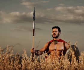 Armed with shields and spears Spartans HD picture 06