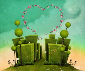 Art background Spring Stock Photo 06