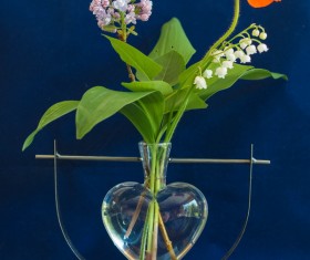 Art flower vase flower arrangement Stock Photo
