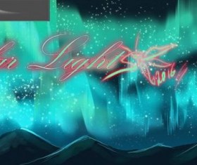 Aurora light photoshop brushes