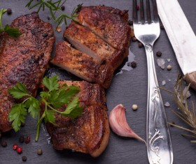 Baked pork meat HD picture 05