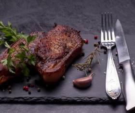 Baked pork meat HD picture 08