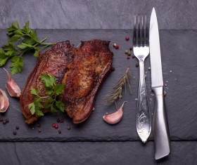 Baked pork meat HD picture 09