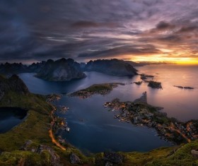 Beautiful bay town HD picture