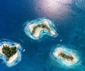 Beautiful island of the ocean Stock Photo 01