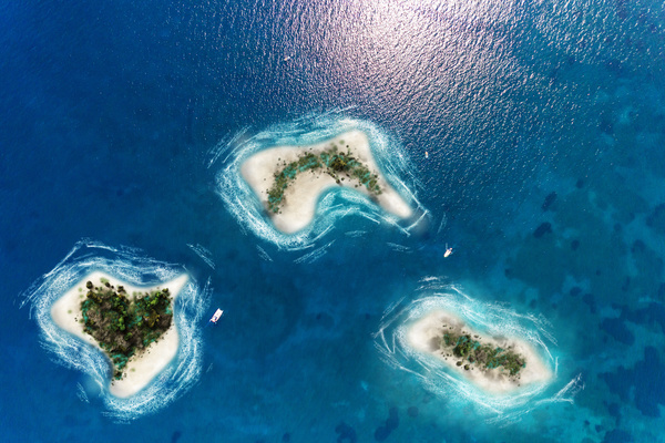 Beautiful island of the ocean Stock Photo 01