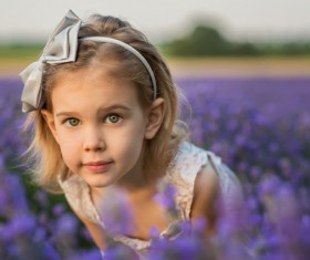 Beautiful little girl Stock Photo