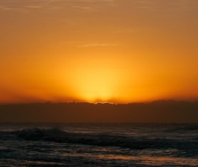 Beautiful sunset sea view HD picture 05