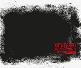 Black grunge background layered vector 01