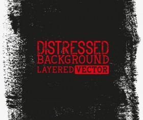 Black grunge background layered vector 02
