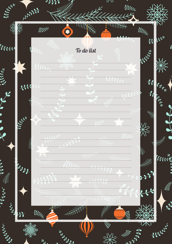 Blank paper with flower background vector 01