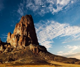 Blue sky and white clouds of natural scenery Stock Photo