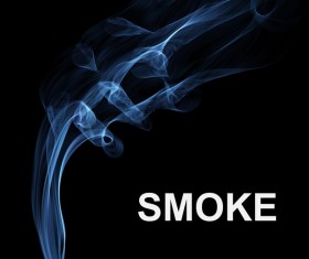 Blue smoke abstract background vector 03