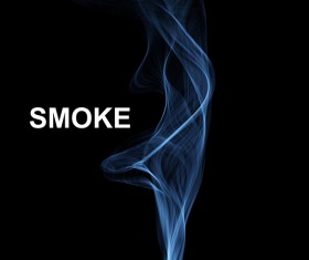 Blue smoke abstract background vector 05