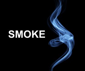 Blue smoke abstract background vector 06