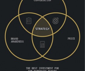 Business template dark styles vector 08