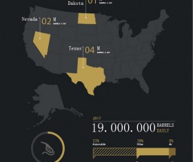 Business template dark styles vector 12