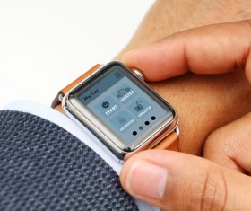 Businessman with Smart Watches Stock Photo 03