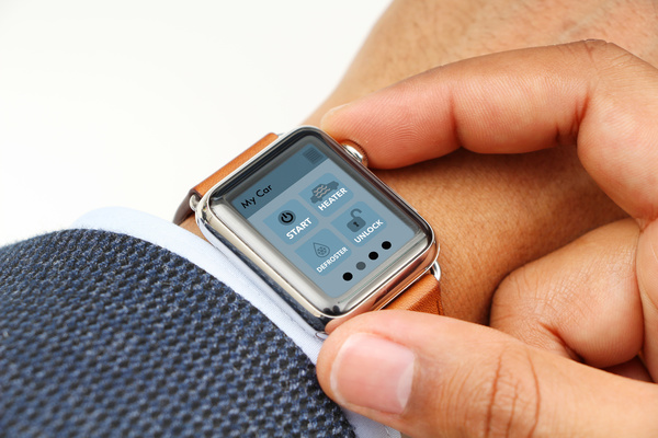 Businessman with Smart Watches Stock Photo 03