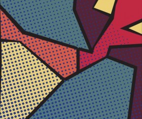 Cartoon pop-art backgrounds vectors 03