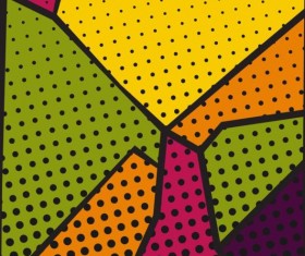 Cartoon pop-art backgrounds vectors 08