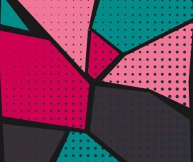 Cartoon pop-art backgrounds vectors 09