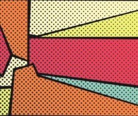 Cartoon pop-art backgrounds vectors 10