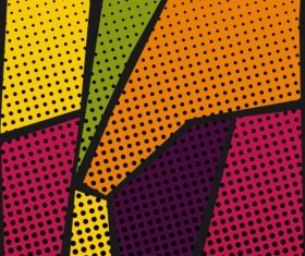 Cartoon pop-art backgrounds vectors 14