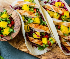 Chicken biscuits Stock Photo