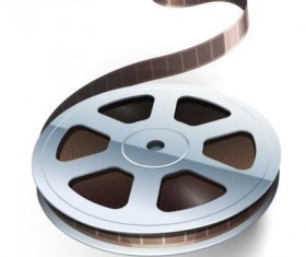 Cinema film illustration vector material 01